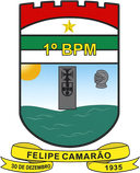 Brasão do 1° Batalhão de Polícia Militar